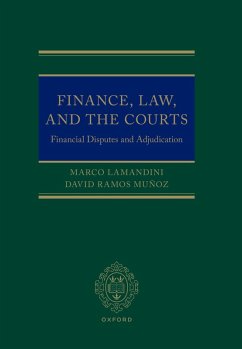 Finance, Law, and the Courts (eBook, ePUB) - Lamandini, Marco; Ramos Mu?oz, David