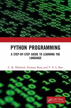 Python Programming (eBook, PDF) - Dhaliwal, C. K.; Rana, Poonam; Brar, T. P. S.
