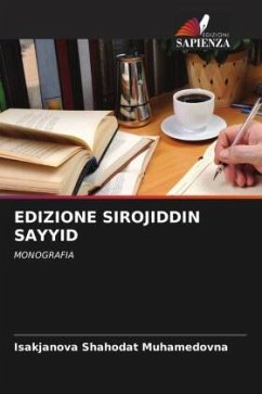 EDIZIONE SIROJIDDIN SAYYID - Muhamedovna, Isakjanova Shahodat