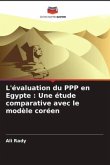 L'évaluation du PPP en Egypte : Une étude comparative avec le modèle coréen