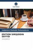 EDITION SIROJIDDIN SAYYID