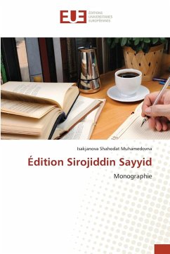 Cover Édition Sirojiddin Sayyid