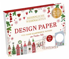 Design Paper Besinnliche Weihnachten DIN A5. Mit Falz für Klappkarten - Heß, Kerstin