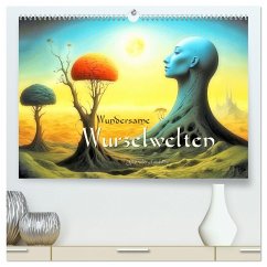Wundersame Wurzelwelten (hochwertiger Premium Wandkalender 2025 DIN A2 quer), Kunstdruck in Hochglanz