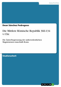 Die Mittlere Römische Republik 366-134 v. Chr. (eBook, PDF) - Sánchez Pedregoso, Dean