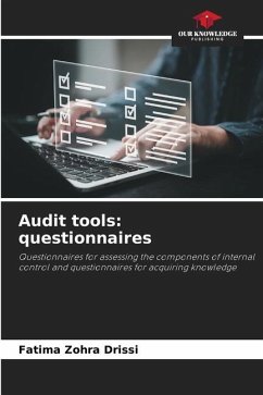 Audit tools: questionnaires - Drissi, Fatima Zohra