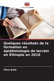 Quelques résultats de la formation en épidémiologie de terrain en Éthiopie en 2016