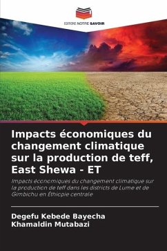 Impacts économiques du changement climatique sur la production de teff, East Shewa - ET - Bayecha, Degefu Kebede;Mutabazi, Khamaldin