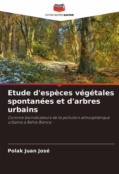 Cover Etude d'espèces végétales spontanées et d'arbres urbains