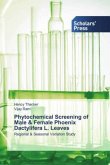 Phytochemical Screening of Male & Female Phoenix Dactylifera L. Leaves