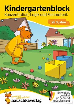 Kindergartenblock ab 3 Jahre - Konzentration, Logik, Feinmotorik - Maier, Ulrike