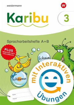 Cover Karibu. Spracharbeitshefte 3 Druckschrift mit interaktiven Übungen