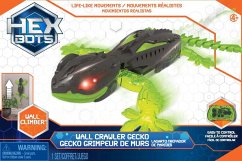 Hex Bots 500928 - Hex Bots Wall Crawler Gecko RC (Wandkriechender Gecko mit LED-Augen), Wall Climber