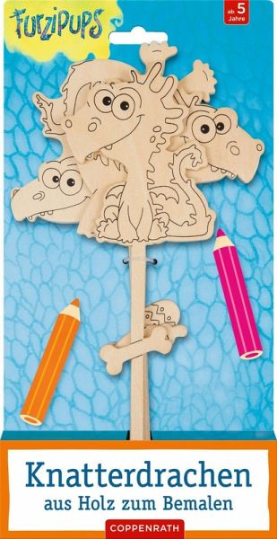 Knatterdrachen aus Holz zum Bemalen Knatterdrachen aus Holz zum Bemalen