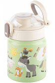 sigikid 25321 - Trinkflasche Farm 400 ml, Edelstahl/Kunststoff, mingrün-weiß sigikid 25321 - Trinkflasche Farm 400 ml, Edelstahl/Kunststoff, mingrün-weiß