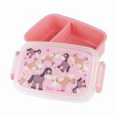 sigikid 25324 - Mini Brotdose Pony, Kunststoff, rosa, 17,5x9x5cm