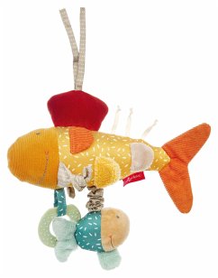 sigikid 43325 - Anhänger Fisch Yellow, Babyspielzeug