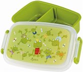 sigikid 25326 - Mini Brotdose Frosch, Kunststoff, grün, 17,5x9x5cm sigikid 25326 - Mini Brotdose Frosch, Kunststoff, grün, 17,5x9x5cm