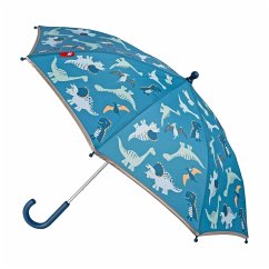 sigikid 25328 - Regenschirm Dino, Durchmesser: 75 cm, Kinderregenschirm