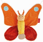 sigikid 43333 - Aktiv Schmetterling orange Yellow, Materialmix, 28 cm, Babyspielzeug