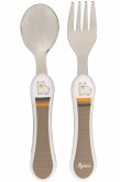 sigikid 25188 - Besteck-Set Bär Honi Boni Vanilla