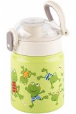 sigikid 25320 - Trinkflasche Frosch 400 ml, Edelstahl/Kunststoff, grün-weiß sigikid 25320 - Trinkflasche Frosch 400 ml, Edelstahl/Kunststoff, grün-weiß