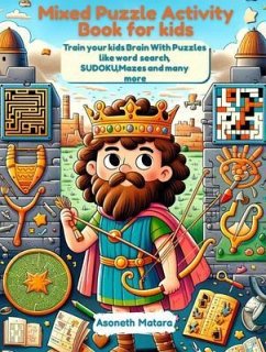 Cover Mixed Puzzle Activity Book for kids (eBook, ePUB)
