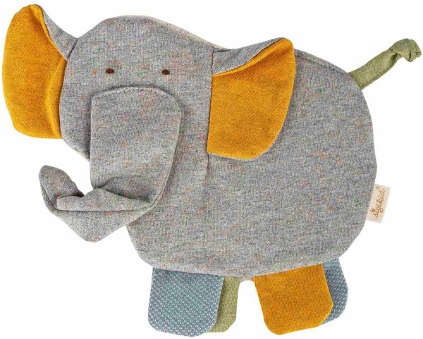 sigikid 39904 - Knistertuch Elefant Tiny Tissues, Materialmix, Babyspielzeug