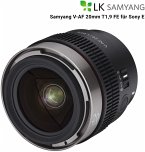 Samyang V-AF T 1,9/20 F Objektiv für Sony E-Mount