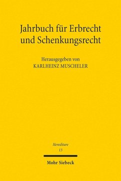 Jahrbuch für Erbrecht und Schenkungsrecht (eBook, PDF)