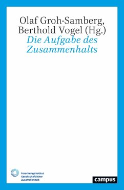 Cover Die Aufgabe des Zusammenhalts (eBook, PDF)