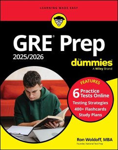 GRE Prep 2025/2026 For Dummies (+6 Practice Tests & 400+ Flashcards Online) (eBook, PDF) - Woldoff, Ron