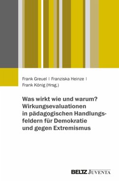 Cover Was wirkt wie und warum? Wirkungsevaluationen in pädagogischen Handlungsfeldern für Demokratie und gegen Extremismus (eBook, PDF)