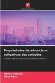 Propriedades de adsorção e coligativas das soluções