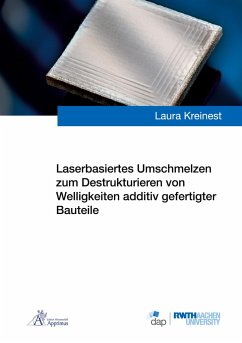 Laserbasiertes Umschmelzen zum Destrukturieren von Welligkeiten additiv gefertigter Bauteile - Kreinest, Laura