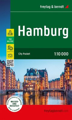 Hamburg, Stadtplan 1:10.000, freytag & berndt