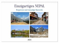 Einzigartiges NEPAL (Wandkalender 2025 DIN A3 quer), CALVENDO Monatskalender - Calvendo;Senff, Ulrich