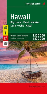 Hawaii, Straßen- und Freizeitkarte 1:100.000 / 1:220.000, freytag & berndt