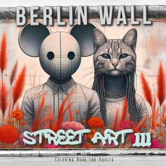 Cover Berlin Wall Street Art Coloring Book for Adults 3