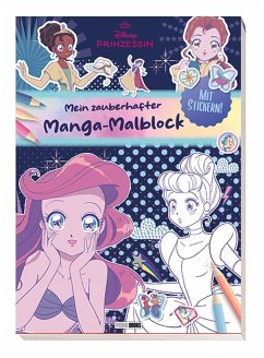 Disney Prinzessin: Mein zauberhafter Manga-Malblock - Disney;Panini