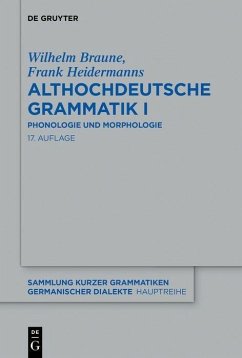 Cover Althochdeutsche Grammatik I (eBook, PDF)