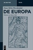 Enea Silvio Piccolomini: De Europa (eBook, PDF)