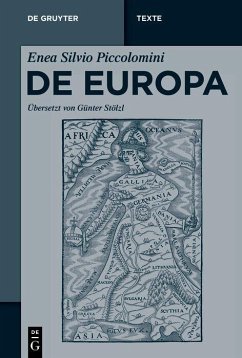 Enea Silvio Piccolomini: De Europa (eBook, PDF) - Piccolomini, Enea Silvio
