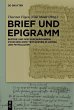 Brief und Epigramm (eBook, PDF) - Bild 1