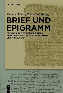 Cover Brief und Epigramm (eBook, PDF)