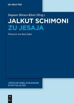 Cover Jalkut Schimoni zu Jesaja (eBook, PDF)