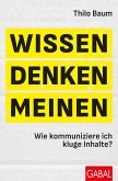 Wissen, denken, meinen (eBook, PDF)