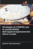 Strategia di COWSO per la sostenibilità dell'approvvigionamento idrico rurale