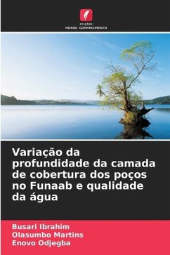 Variação da profundidade da camada de cobertura dos poços no Funaab e qualidade da água - Ibrahim, Busari;Martins, Olasumbo;Odjegba, Enovo