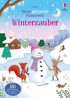 Cover Meine glitzernde Stickerwelt: Winterzauber